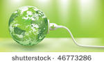 abstract green energy concept...