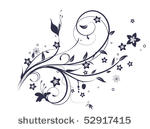 vector illustration of swirling ...