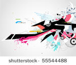 vector illustration of abstract ...