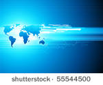 vector illustration of blue...