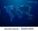vector illustration of blue...
