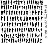big set of vector people...