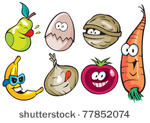 cartoon food