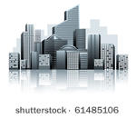 vector of urban city