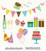 vector illustration of party...