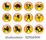 set of zodiac icons