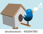 a blue tweety bird tweet tweets ...