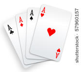 a winning poker hand of four...