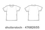 white t shirt   back and front