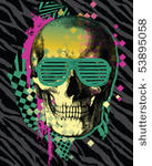80s skull