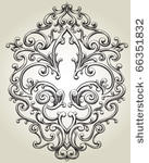 fleur de lis frame