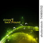 brightly glowing background ...