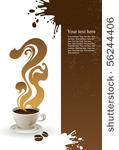 cup of coffee with grange...