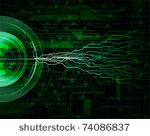 technology theme vector...