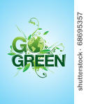 go green campaign poster