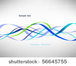 abstract vector blue lines