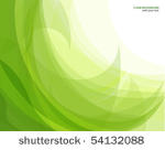 abstract green wave background