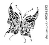 abstract butterfly vector