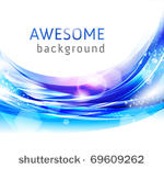 vector awesome abstract blue...