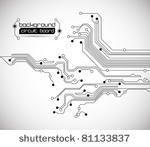 abstract circuit board...