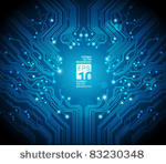 circuit board vector background