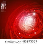 abstract high tech red vector...
