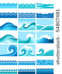 collection of marine waves ...