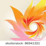 abstract background with petal