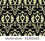seamless gothic style damask...