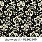 seamless gothic style damask...