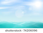 abstract beautiful sea and sky...