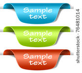 set of multicolored tag labels. ...