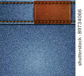 jeans texture with leather...