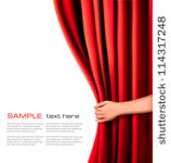 background with red velvet...