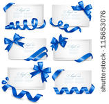 set of gift card notes with...