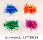 collection of colorful abstract ...
