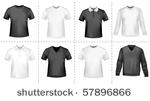 black and white men polo shirts ...