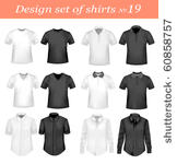 black  and white men polo and t ...