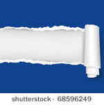 ripped blue paper background....