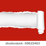 ripped red paper background....
