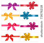 big set of  gift bows with...