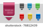 set of labels badges and...