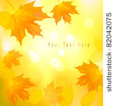 autumn background with yellow...