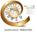 infinity time. vector...