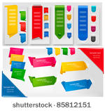 big collection of colorful...