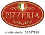 pizzeria label design