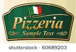 pizzeria label design