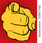 hand pointing