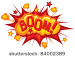 cartoon   boom  comic book...