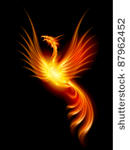 beautiful burning phoenix....